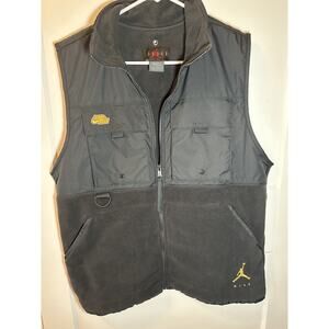 Nike Air Jordan Jumpman Loose Fit Vest Black DC9661-010 Men's Size Small
